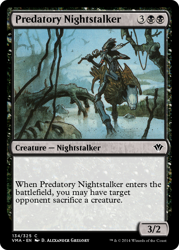 Predatory Nightstalker (VMA-134) - [Vintage Masters] Foil