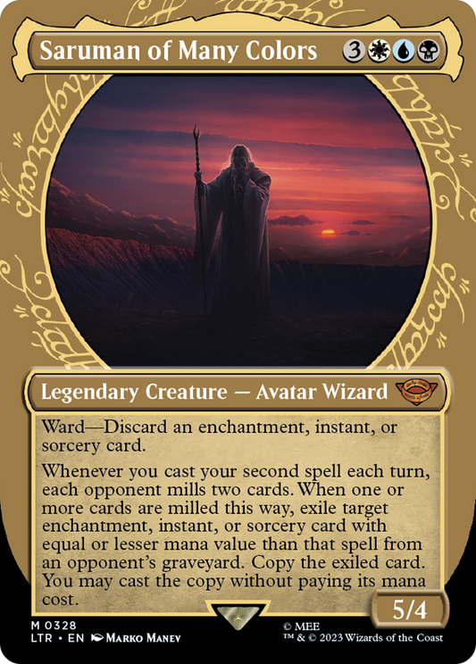 Saruman of Many Colors (LTR-328) - [The Lord of the Rings: Tales of Middle-earth]: (Showcase) (Borderless)
