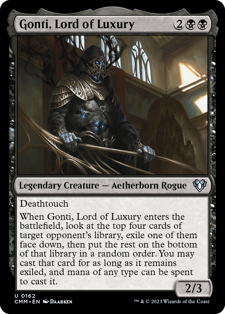 Gonti, Lord of Luxury (CMM-162) - [Commander Masters]