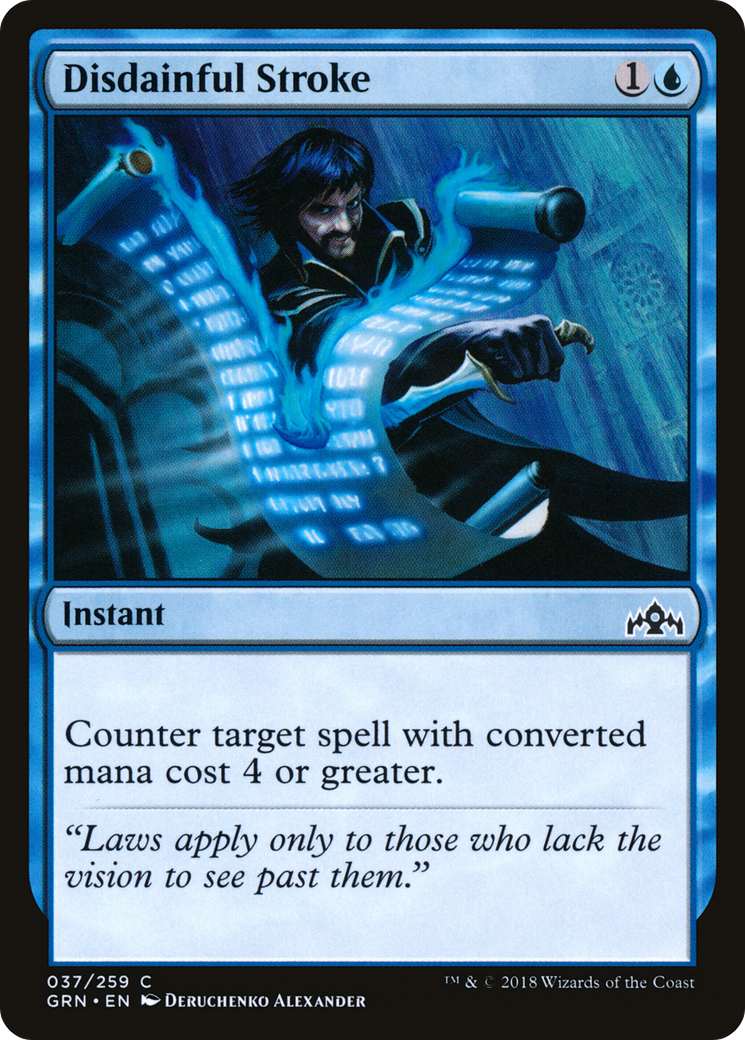 Disdainful Stroke (GRN-037) - [Guilds of Ravnica]