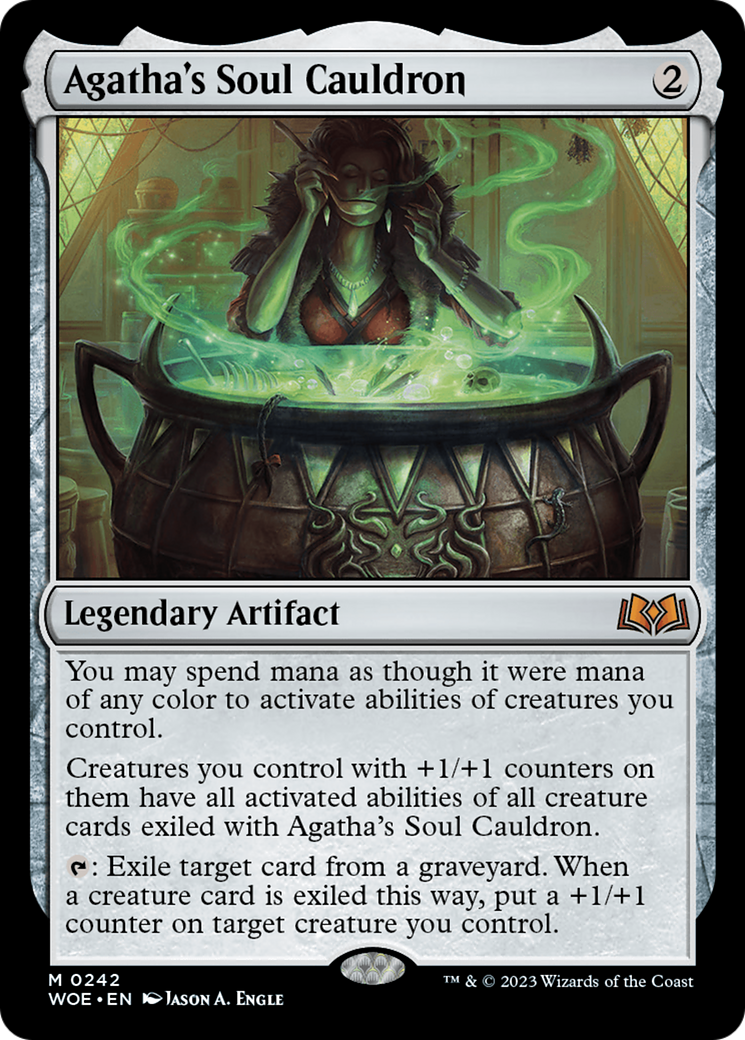 Agatha's Soul Cauldron (WOE-242) - [Wilds of Eldraine] Foil