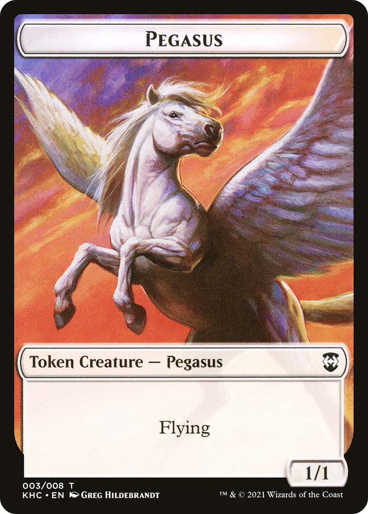 Pegasus (TKHC-003) - [Kaldheim Commander Tokens]