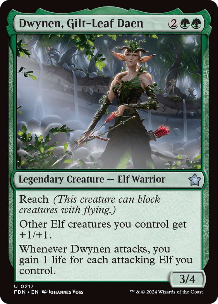 Dwynen, Gilt-Leaf Daen (FDN-217) - [Foundations] Foil