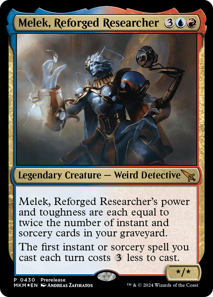 Melek, Reforged Researcher (PRE-430) - [Murders at Karlov Manor] Foil