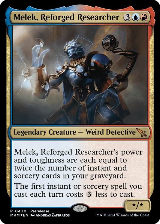 Melek, Reforged Researcher (PRE-430) - [Murders at Karlov Manor] Foil
