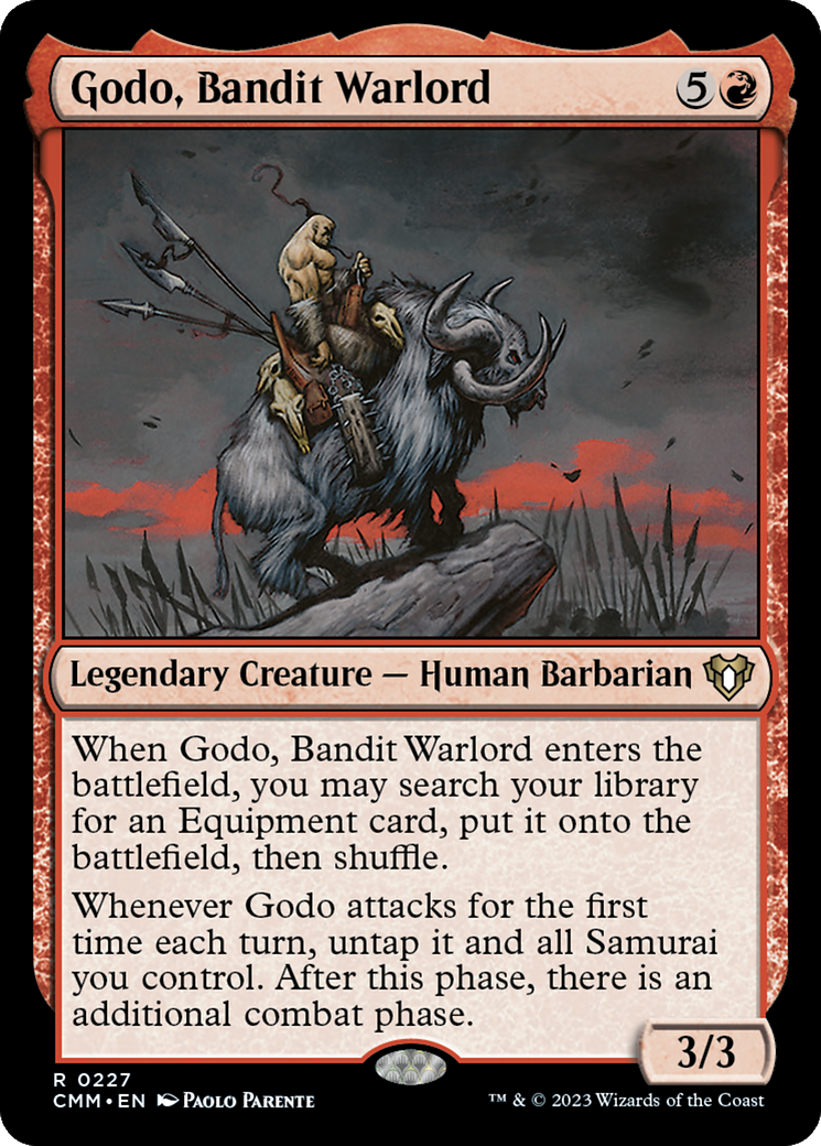 Godo, seigneur de guerre bandit [Commander Masters] 