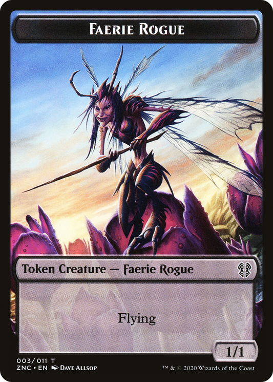Faerie Rogue (TZNC-003) - [Zendikar Rising Commander Tokens]