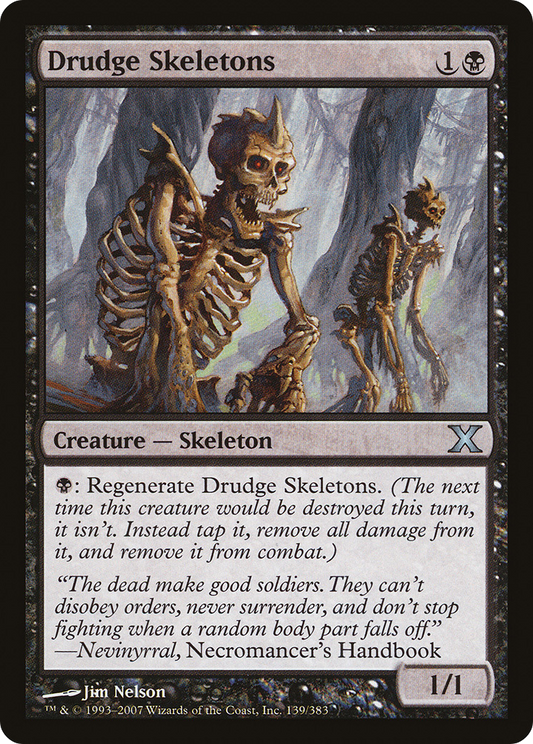 Drudge Skeletons (10E-139) - [Tenth Edition]