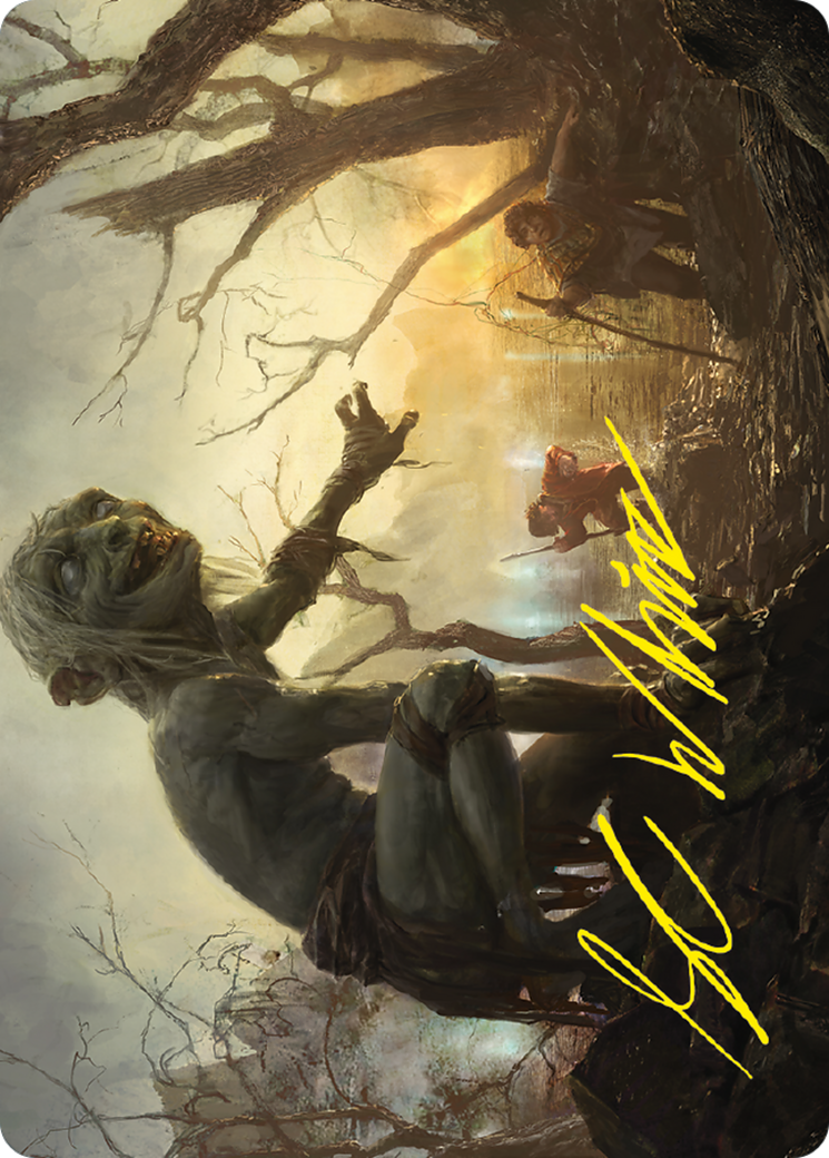 Sméagol, Helpful Guide // Sméagol, Helpful Guide (ALTR-024) - [Tales of Middle-earth Art Series] (Borderless) Foil