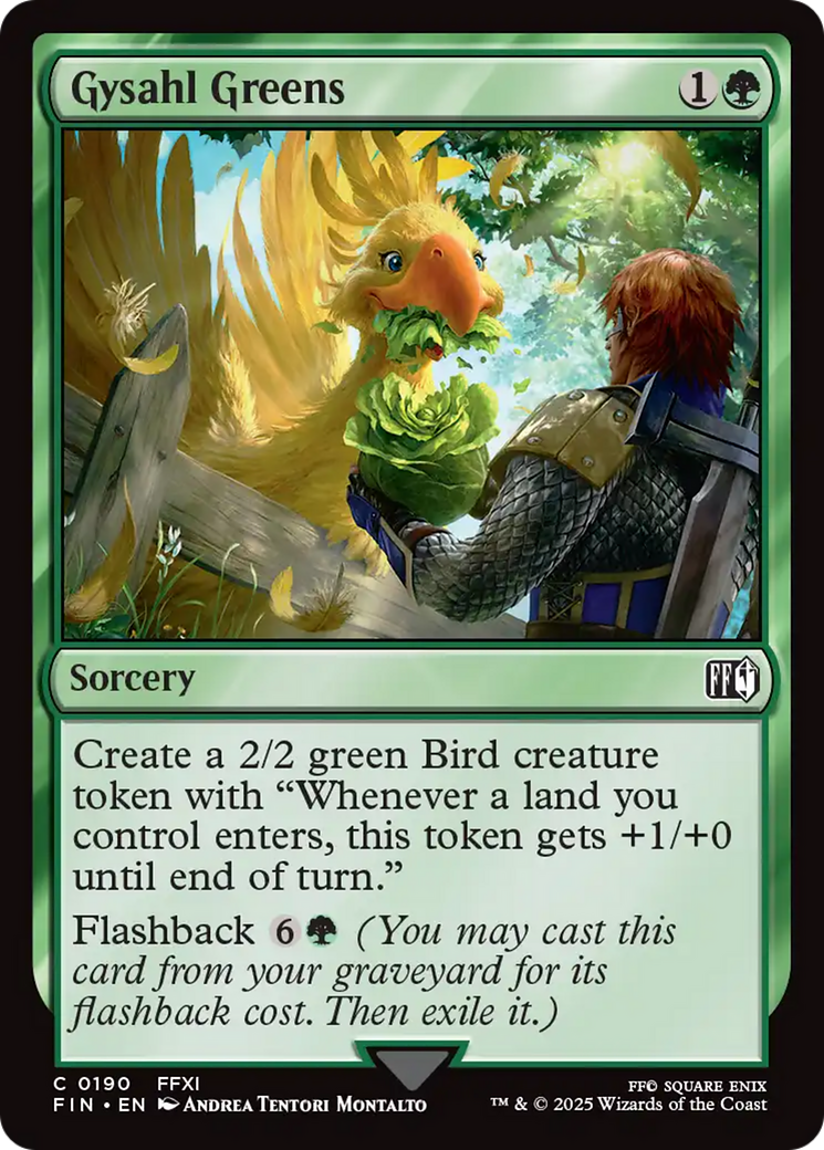 Gysahl Greens (FIN-190) - [FINAL FANTASY]