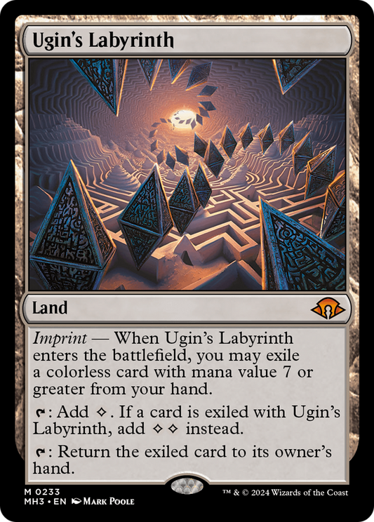 Le Labyrinthe d'Ugin (MH3-233) - [Modern Horizons 3] Foil 
