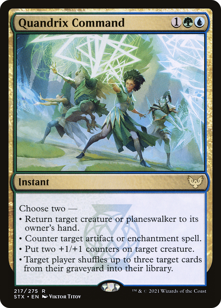 Quandrix Command (STX-217) - [Strixhaven: School of Mages]
