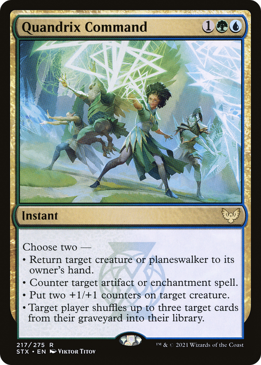 Quandrix Command (STX-217) - [Strixhaven: School of Mages] Foil