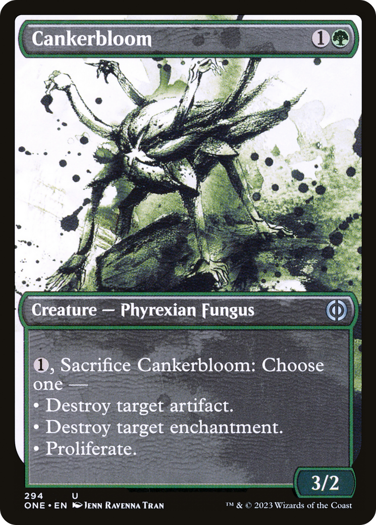 Cankerbloom (ONE-294) - [Phyrexia: All Will Be One]: (Showcase)