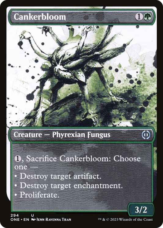 Cankerbloom (ONE-294) - [Phyrexia: All Will Be One]: (Showcase)