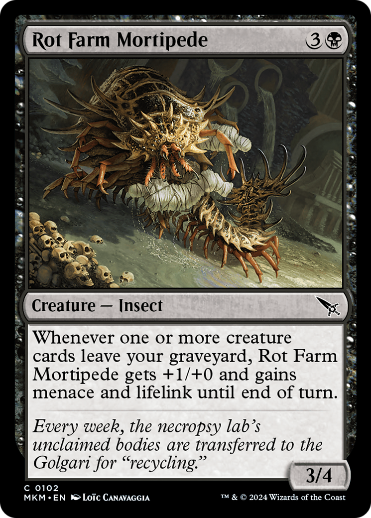 Rot Farm Mortipede (MKM-102) - [Murders at Karlov Manor] Foil