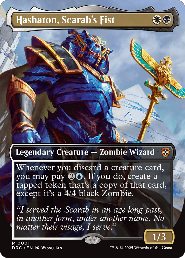 Hashaton, Scarab's Fist (DRC-001) - [Commander: Aetherdrift]