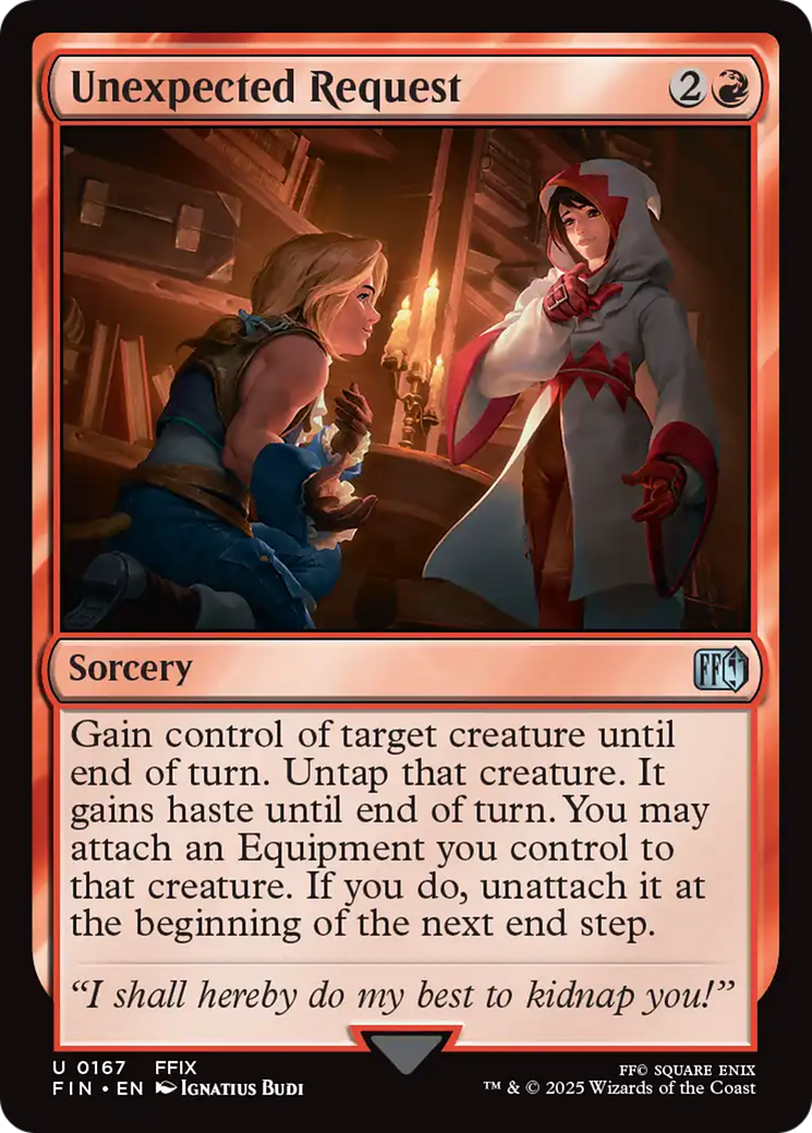Unexpected Request (FIN-167) - [FINAL FANTASY] Foil