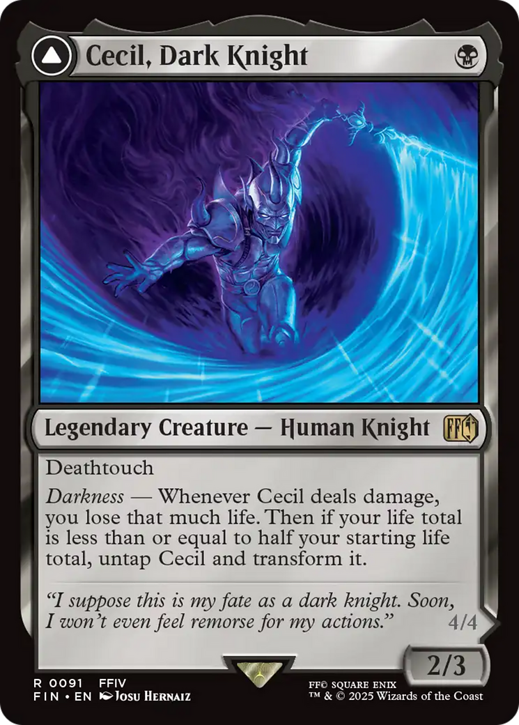 Cecil, Dark Knight (FIN-091) - [FINAL FANTASY]