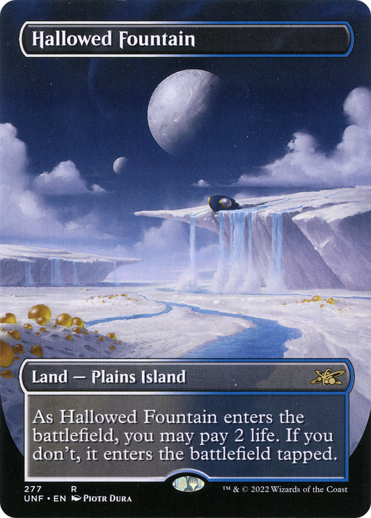 Hallowed Fountain (UNF-277) - [Unfinity] (Borderless) Foil