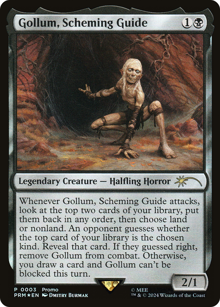 Gollum, Scheming Guide (UMP-003) - [Tales of Middle-earth Deluxe Commander Kit] Foil
