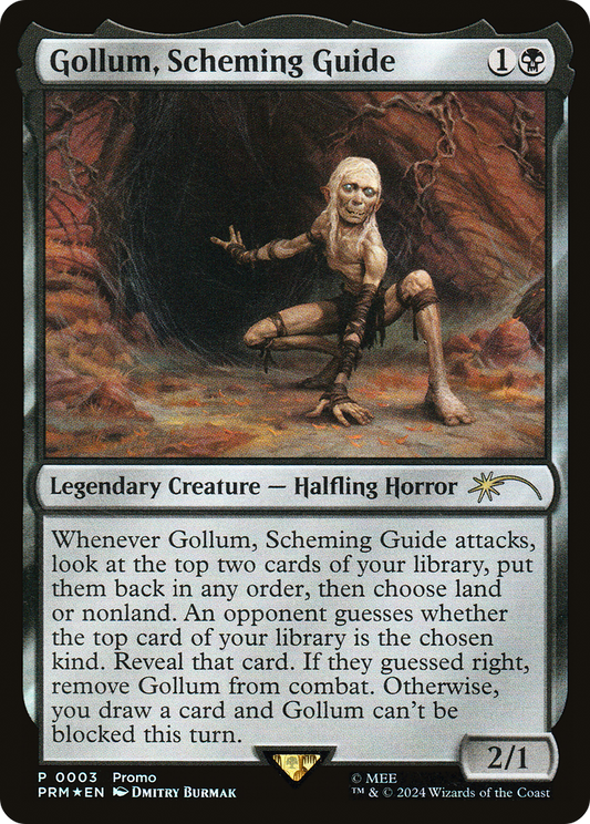 Gollum, Scheming Guide (UMP-003) - [Tales of Middle-earth Deluxe Commander Kit] Foil