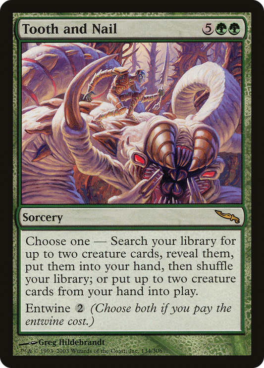 Tooth and Nail (MRD-134) - [Mirrodin] Foil