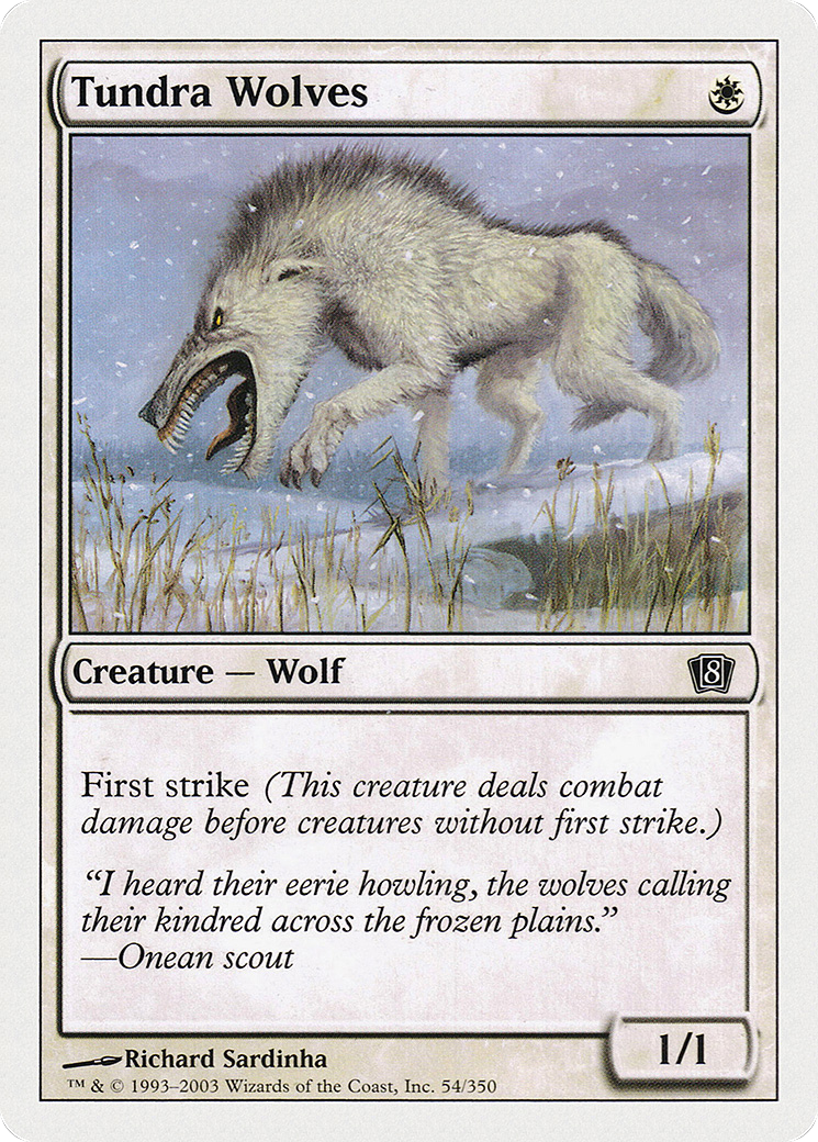 Tundra Wolves (8ED-054) - [Eighth Edition]