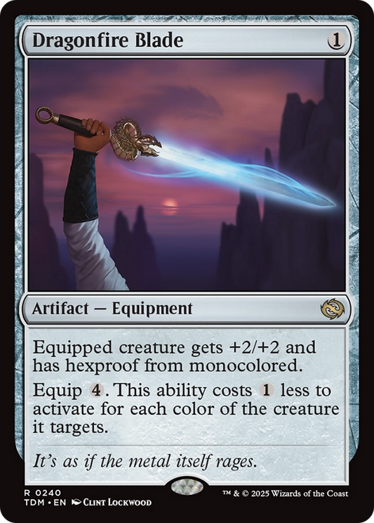 Dragonfire Blade (TDM-240) - [Tarkir: Dragonstorm]