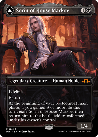 Sorin de la maison Markov // Sorin, nouveau-né vorace (MH3-444) - [Modern Horizons 3] (Borderless) 