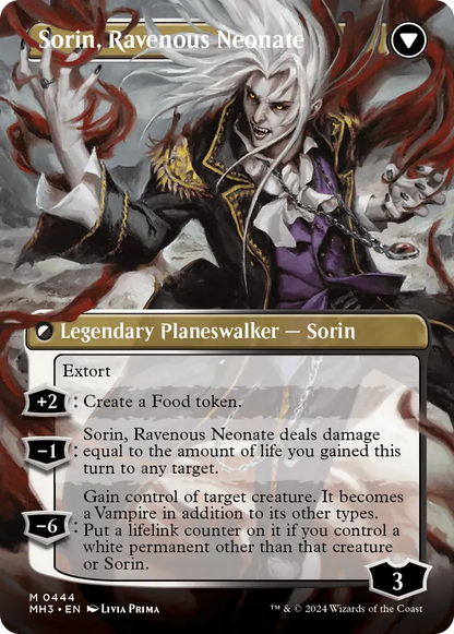 Sorin de la maison Markov // Sorin, nouveau-né vorace (MH3-444) - [Modern Horizons 3] (sans bordure) Foil 