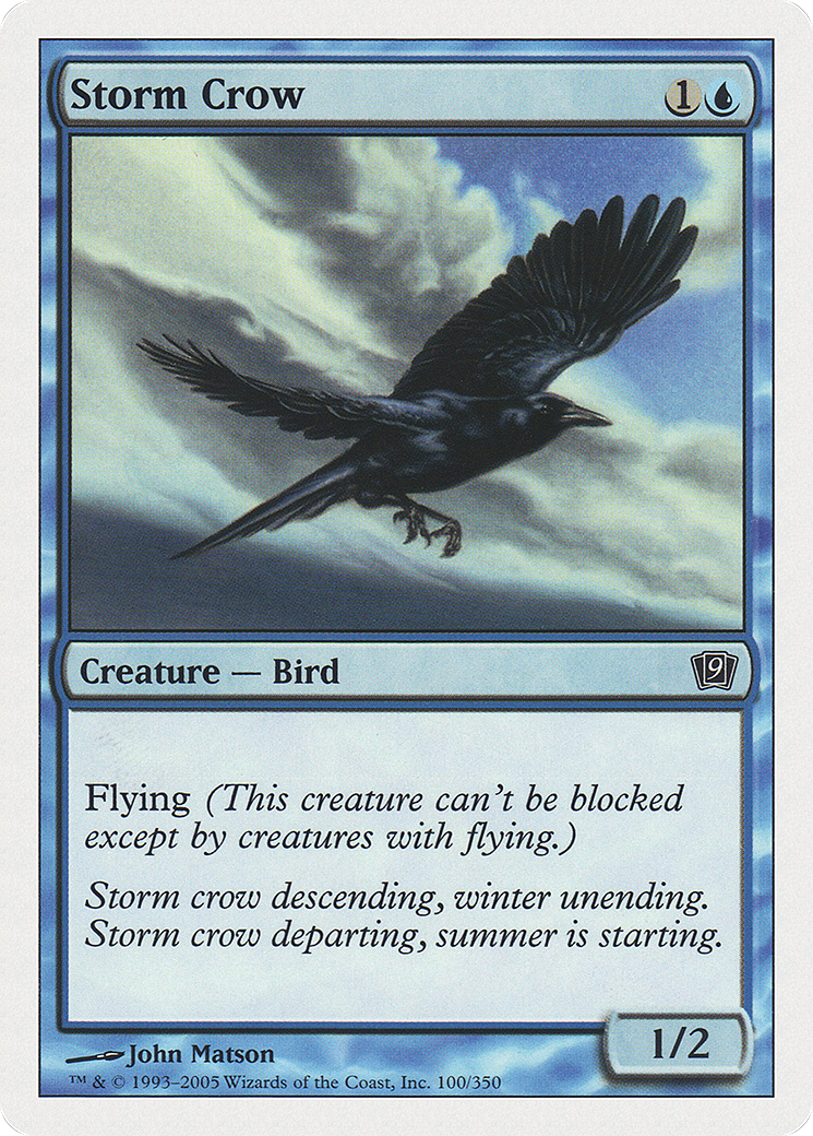 Storm Crow (9ED-100) - [Ninth Edition]