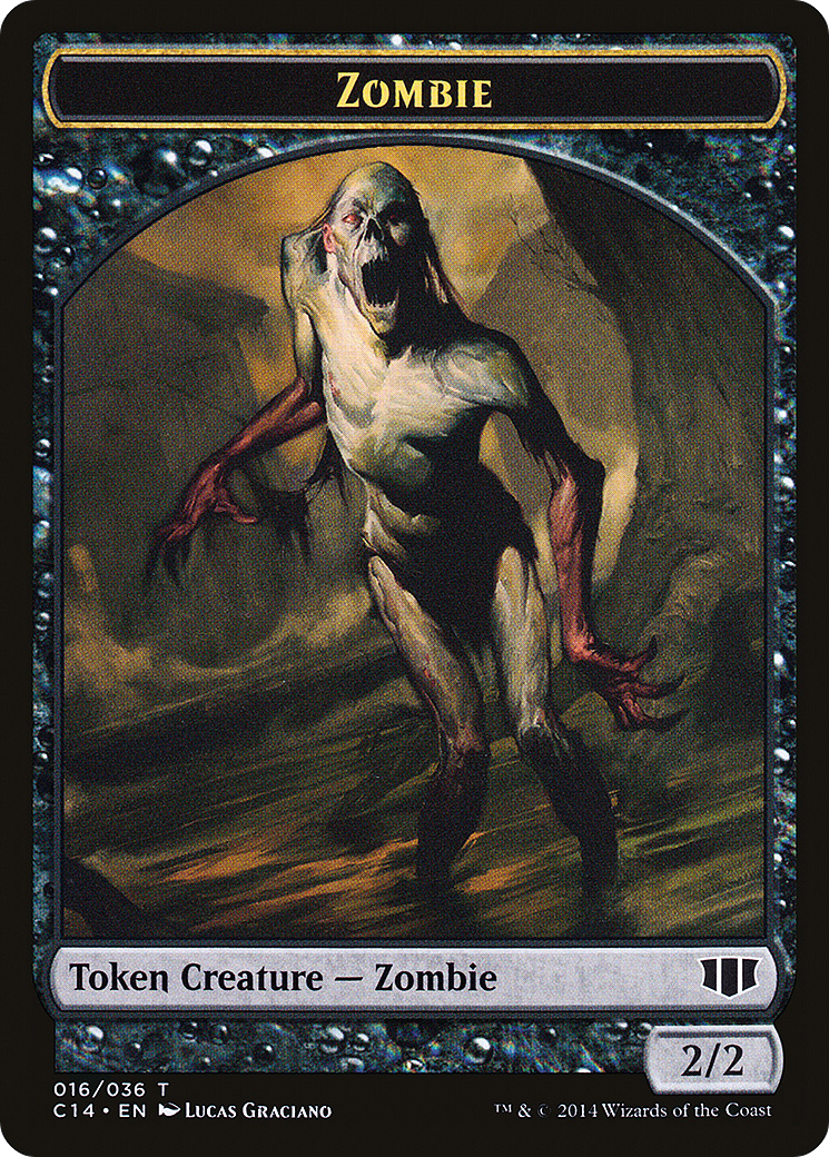 Zombie (TC14-016) - [Commander 2014 Tokens]