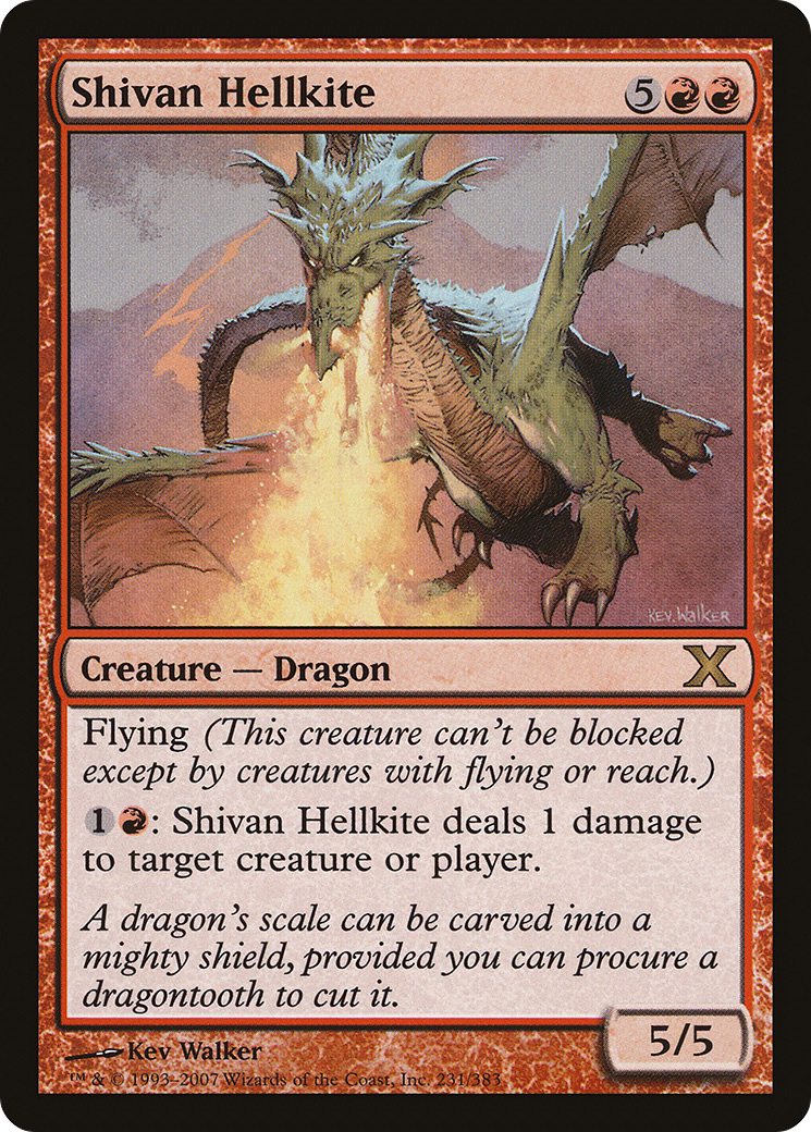 Shivan Hellkite (10E-231) - [Tenth Edition]