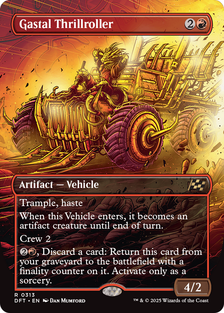 Gastal Thrillroller (DFT-313) - [Aetherdrift] (Borderless) Foil
