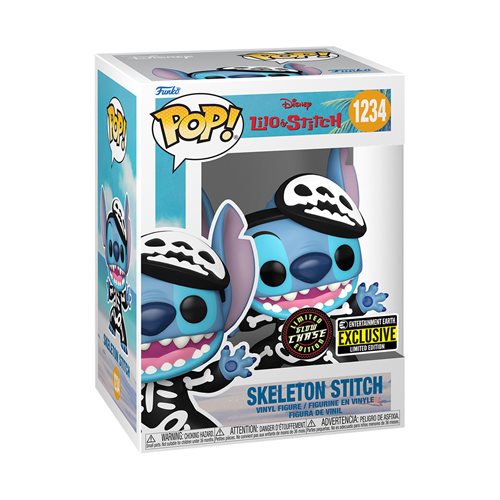 Lilo & Stitch Skeleton Stitch Funko Pop! Vinyl Figure - Entertainment Earth Exclusive (Chase Bundle)