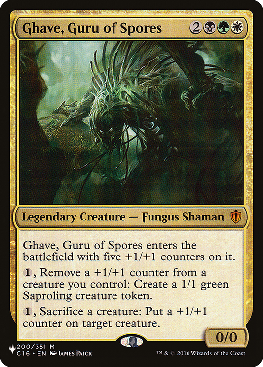 Ghave, Guru of Spores (LIST-C16-200) - [The List]