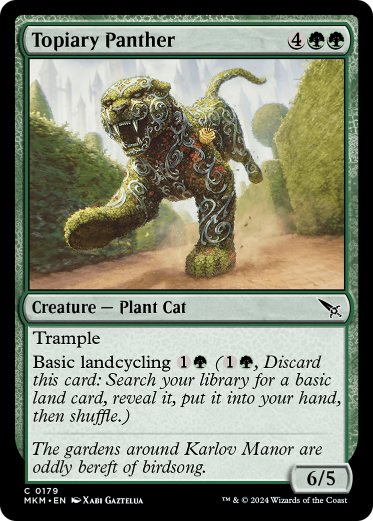Topiary Panther (MKM-179) - [Murders at Karlov Manor]
