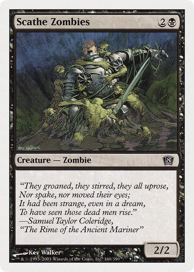 Scathe Zombies (8ED-160) - [Eighth Edition]