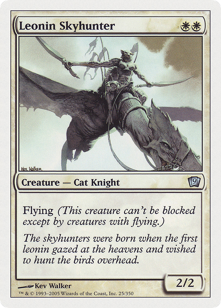 Leonin Skyhunter (9ED-025) - [Ninth Edition]