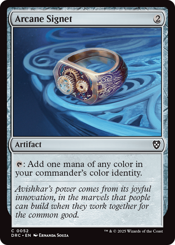 Arcane Signet (DRC-052) - [Commander: Aetherdrift]