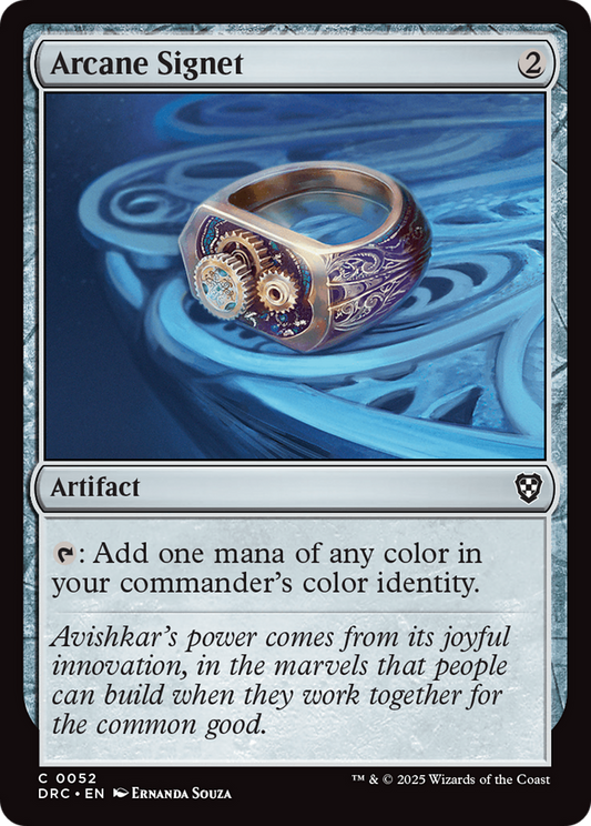 Arcane Signet (DRC-052) - [Commander: Aetherdrift]