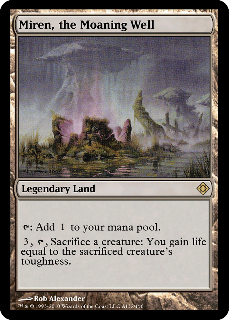 Miren, the Moaning Well (TD0-A132) - [Magic Online Theme Decks]