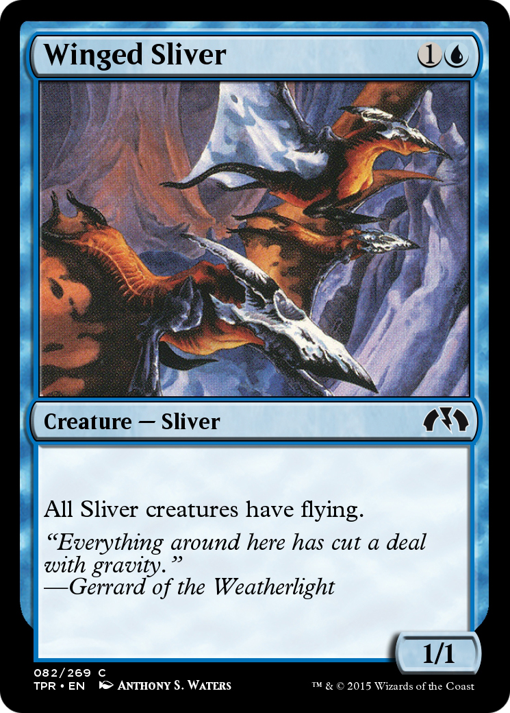 Winged Sliver (TPR-082) - [Tempest Remastered] Foil