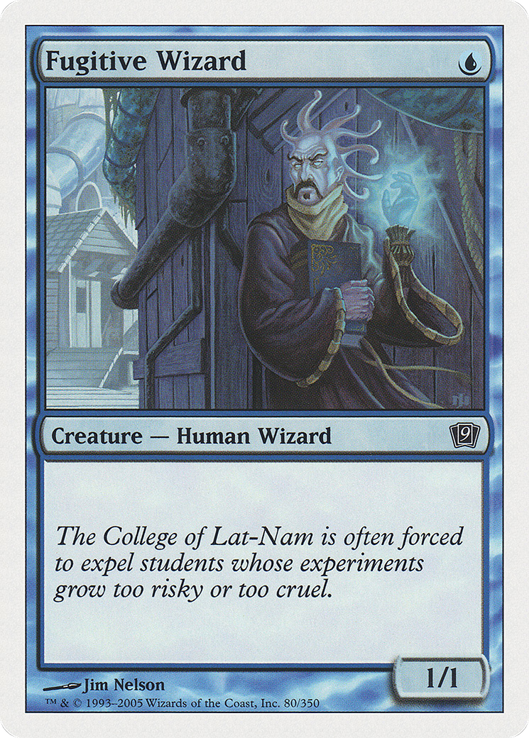 Fugitive Wizard (9ED-080) - [Ninth Edition]