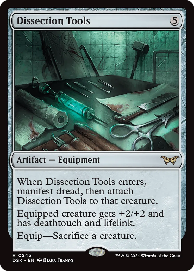 Dissection Tools (DSK-245) - [Duskmourn: House of Horror] Foil