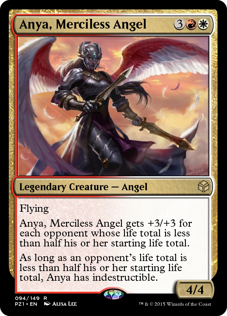 Anya, Merciless Angel (PZ1-094) - [Legendary Cube Prize Pack]