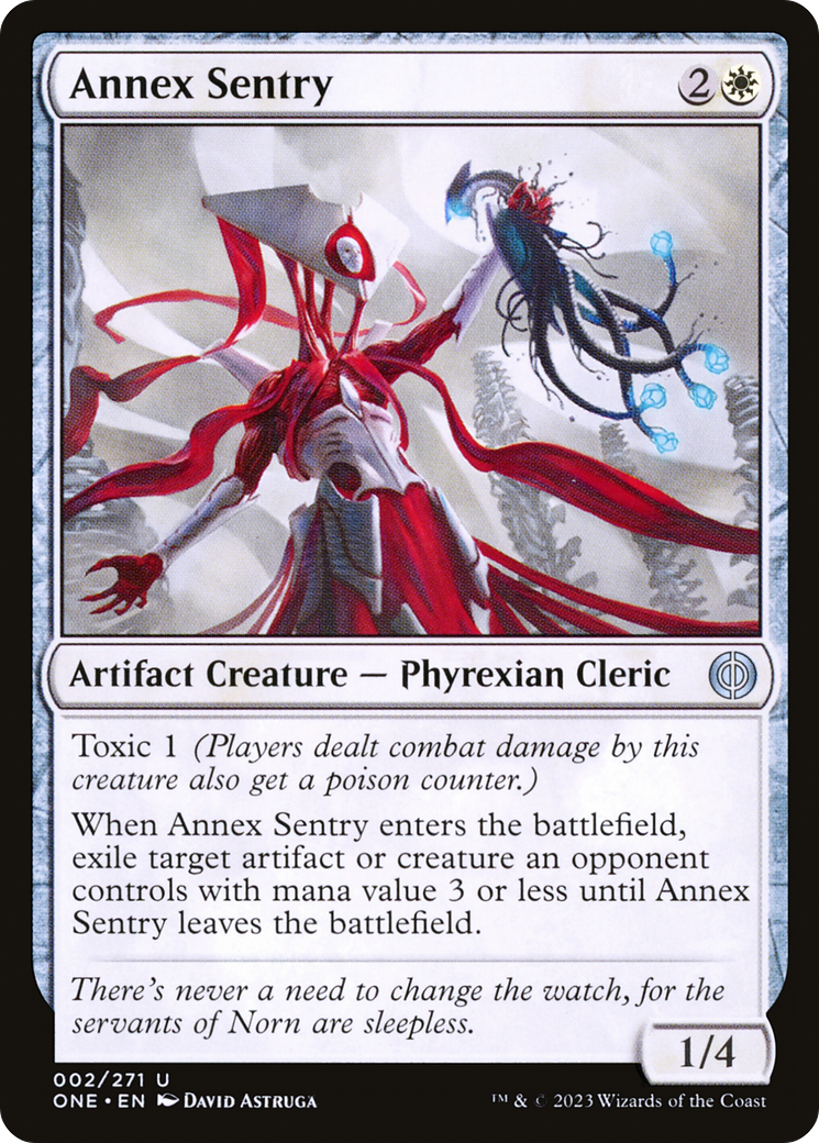 Annex Sentry (ONE-002) - [Phyrexia: All Will Be One] Foil