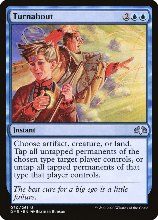 Turnabout (DMR-070) - [Dominaria Remastered] Foil