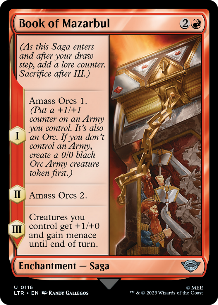 Book of Mazarbul (LTR-116) - [The Lord of the Rings: Tales of Middle-earth] Foil